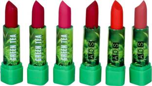 ads Green tea extract based lipstick multicolor set of 6