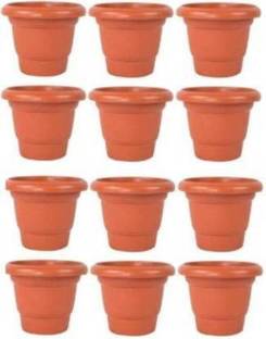 Ramanuj Gardening Flower Pots|Planters Gamla Pot Flowering Indoor/Outdoor High Quality Plant Container Set