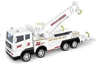 SR Toys Exclusive Unbreakable Sanitation Engineering Frictions Power Truck Toy for Kids Children (Multicolor, Pack of: 1)