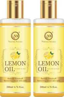 Nuerma Science Lemon Oil For Skin & Hair (Reduce Dandruff & Removes Dead Skin Cells) (Pack of 2)