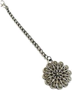 Yash Jewels Emporium Brass Maang Tikka