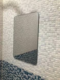 windowera MAKEUP, SHAVING 8"*12"inch, Modiguard, 3.5mm thick Mirror (Rectangle) Decorative Mirror
