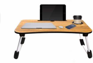JAYOG ENTERPRISE Multi-Purpose Laptop Table/Study Table/Bed Table/Foldable and Portable Wooden Wood Portable Laptop Table