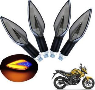 QZ DEVICE Front, Rear LED Indicator Light for Honda CB Hornet 160, Universal For Bike