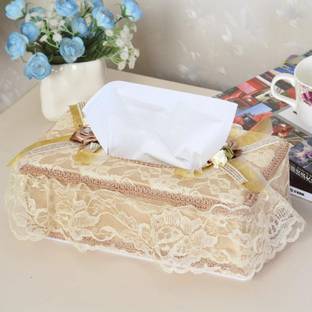 S R CREATION 1 Compartments Plastic Tissue Box