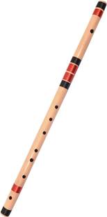 Shiv'z Muzic Flute, G Sharp BASE, PREMIUM Bansuri, 24 inches With Written Manual & Carry Bag Bamboo Flute