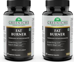Greeniche Thermogenic Fat Burner with L-Carnitine, Garcinia, Green Tea & more Ingredients