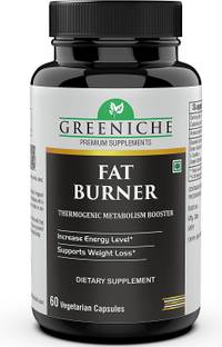 Greeniche Thermogenic Fat Burner with L-Carnitine, Garcinia, Green Tea & more Ingredients
