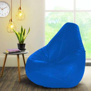Devogue XXL Tear Drop Bean Bag Cover  (Without Beans)