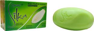 SILKA Imported Green Papaya Face And body whitening Soap
