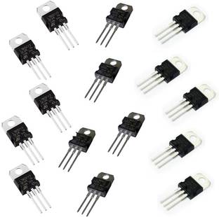 geeta enterprises Combo of 7805, 7809, 7812 Voltage Regulator IC 5 Pcs each Electronic Components Electronic Hobby Kit