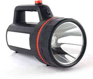 awza Long Range Search Light 100w Range 1 Km. with Multi-Functional and Blinker Rechargeable Lithium Battery Handheld Torch 12 hrs Torch Emergency Light