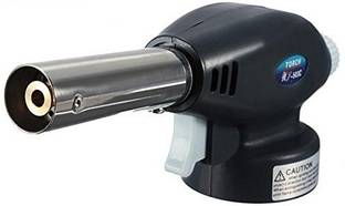 AASONS Gas Torch Flamethrower Butane Burner Auto Ignition Camping, Welding (Multicolour, 1 Pc) Flambe Torch