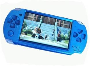 NextTech Grand Classic GCL PSP gaming console With MP4 Player NT-065 4 GB with 10000 GAMES (Blue) 4 GB with Contra, Super Mario