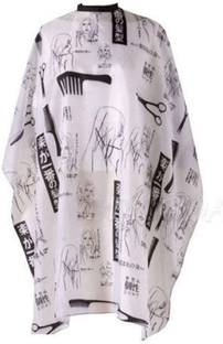 twirey Printed Hair Cutting Sheet Apron Hairdressing Gown Cape Hair Cutting Barber Cloth Salon Accessories Makeup Apron
