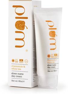 Plum Chamomile & White Tea Sheer Matte Day Cream SPF 50 PA+++| Sunscreen