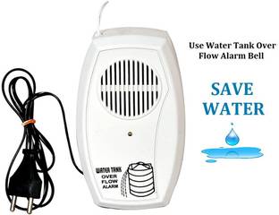 REALON Automatic Water Tank Overflow Alarm Bell with Multi Voice- Hindi and English Language Announcement Wired Sensor Security System