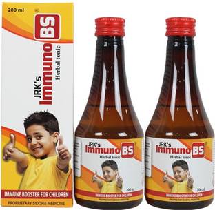 JRK's IMMUNO BS Herbal Tonic 200 ml pack of 2