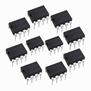 geeta enterprises Combo of 10, IC 4558 Dual Audio Op Amp Electronic Components Electronic Hobby Kit