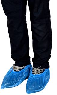 ABC Disposable Shoe Cover-(pack of 100 ) BLUE Boots Shoe Cove PP (Polypropylene) BLUE Boots Shoe Cover, Toes Shoe Cover, High Heeled Shoe Cover, High Ankle Shoe Cover, Flat Shoe Cover
