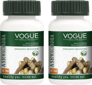 Vogue Wellness Ashwagandha Tablets for Anti Stress, Rejuvenates body & Immunity Booster