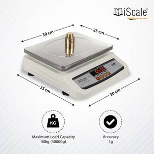 iScale Scale i-02 30kg x 1 g Digital Table Top Weighing Scale Weighing Scale