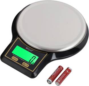 iScale Insignia premium Kitchen weighing scale with weight measuring capacity 10kg, accuracy 1g for modern Kitchens, Baking, Food scale and Diet Scale Weighing Scale