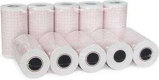 REALON BPL 80mm*20 Meter ECG Thermal Paper roll Cardiology Recording ECG Paper(Set of 6 Rolls) 80 mm 70 gsm Thermal Paper