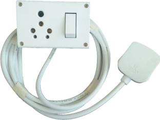 VKV 16 amp extension board with 10 meter, 1.5 mm , 3 core , heavy copper cable and heavy 16A , 3 pin plug 1  Socket Extension Boards