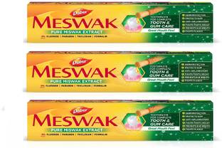 Dabur Pure Miswak Extract Toothpaste - 3 x 100 g Packs Toothpaste
