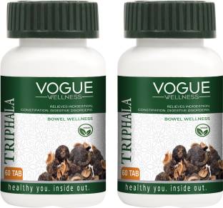 Vogue Wellness Triphala Tablet For Relief in Constipation,Indigestion,Digestive Disorder