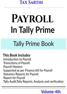 Payroll In Tally Prime | Tally prime Book | Volume 4th