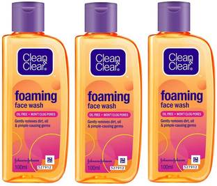 Clean & Clear Foaming  - 100ml (Pack Of 3) Face Wash