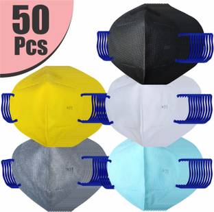 VeBNoR 50 PIECE COMBO OF N95 mask reusable N95 mask washable Breathable KN95 mask Face Mask for Men Women Kids 5 Layers Protection Reusable, Washable