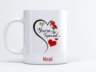 MM9E You Are So Special Nirali Printed Coffee , I Love You Nirali , Nirali Name , Gift For Friends , Lovers , Valentine's day , Anniversary Gift , Happy Birthday Gift , Rakhi , Rakshabandhan , Happy Raakhi , Sister , Wife , Daughter , Women Day Gift Ceramic Coffee Mug
