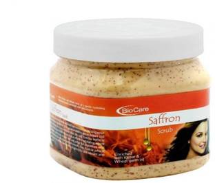 BIOCARE Saffron Enriched with Kesar and Wheatgerm Oil Scrub
