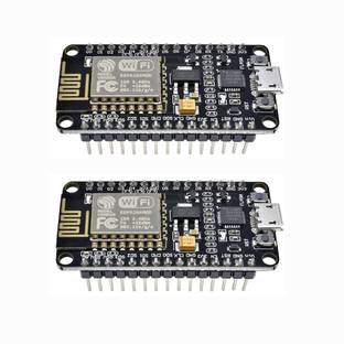geeta enterprises (Pack of 2) ESP8266 NodeMCU CP2102 ESP-12E WiFi Internet Development Board Wireless Module Compatible with Arduino IDE Micro Controller Board Electronic Hobby Kit