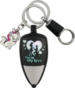 HANDSOME ISK Couple You are My Love Love Light for Loves multicolor showing love to your someone special perfect gift with High Quality Lock and Beautiful Pusy Cat Key Chain