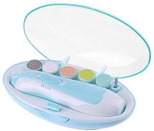 Grovent Baby Safe Electric Nail Filer Trimmer,Safe Baby Nail Trimmer ClipperBaby Nail File with LED Light(Battery Not Included)