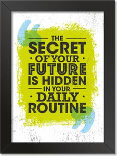 Motivational/Funny Quote Inspirational Religious poster Photo Frame for Wall, Home Office, Gym Study Room livingroom Bedroom Decoration Without Glass, Style8 Photographic Paper
