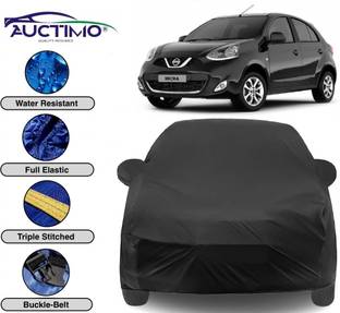 AUCTIMO Car Cover For Nissan Micra (With Mirror Pockets)