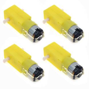 geeta enterprises (Pack of 4) BO Motor Dual shaft Smart Car Robot Gear Motor for Arduino Motor Control Electronic Hobby Kit