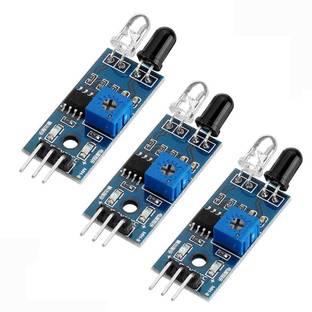 geeta enterprises (Pack of 3) IR Proximity Sensor for line follower and Obstacle sensing Robots Security Circuit and Motion Detector Electronic Hobby Kit