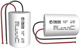 TIBCON Hi Quality 2Unit fan capacitor 2.5 MFD, 440 VAC ceiling fan capacitor Electronic Components Electronic Hobby Kit
