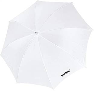 Prolite Studio Standard Umbrella Diffuser (18-inch) for Photography Speedlite Flash, Continuous Light (Sungun, Porta) Videography (Pack of 1) White Reflector Umbrella
