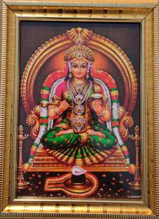 साईं बालाजी एक्रेलिक्स Annapurna devi डिजिटल रीप्रिंट 8 inch x 6 inch पेंटिंग