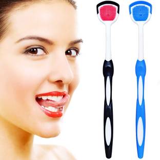 CRAZYGOL Plastic, Silicone Tongue Cleaner