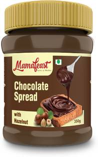 Mamafeast Chocolate Spread 350g, Vegetarian, Vegan, No Preservatives, Non GMO, 350g Pack