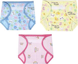 Mother's Choice Outside Cotton Inside Plastic Nappy Set Of 3
