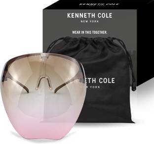 Kenneth Cole KCKDSSHLDBRW Gogglestyle Face Shield with 180° Safety Coverage for Kids Safety Visor